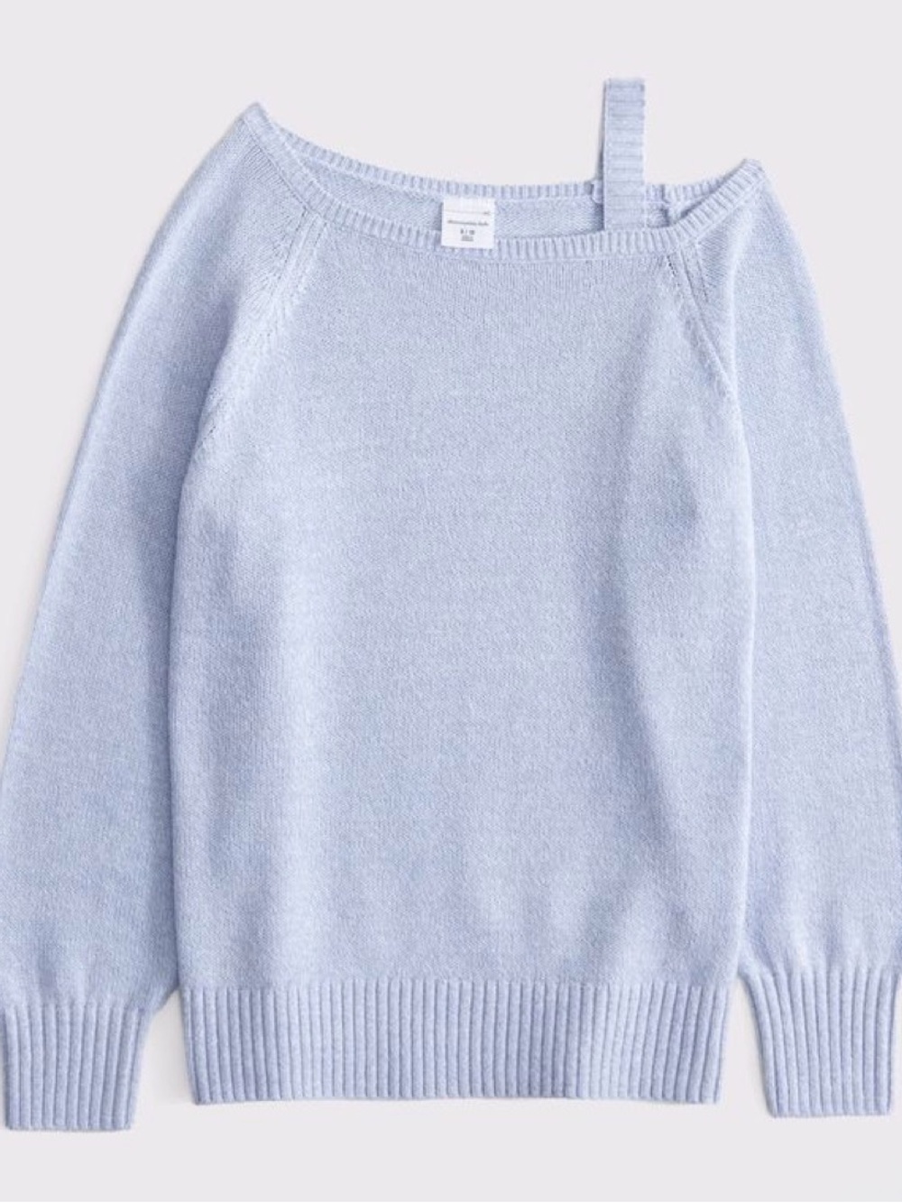 Light Blue One-Shoulder Strap Girls 7/8 Sweater New without Tags!